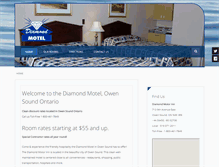 Tablet Screenshot of diamondmotorinn.ca